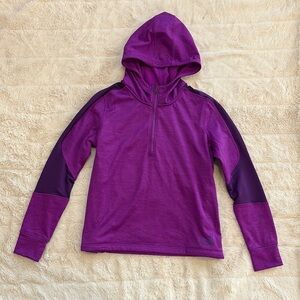 Under armour Purple Hooded Pullover size youth XL
